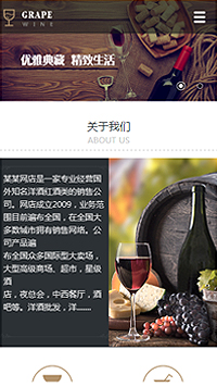 农业/酒业/红酒网站设计GRAPE 红酒