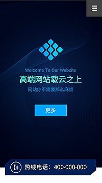 蓝月科技网站设计