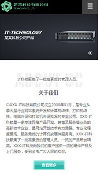 某某科技有限公司网站设计