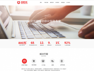 某某科技网站建设