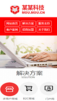 某某科技网站设计