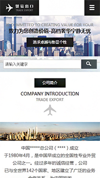 贸易/出口/百货网站设计贸易出口